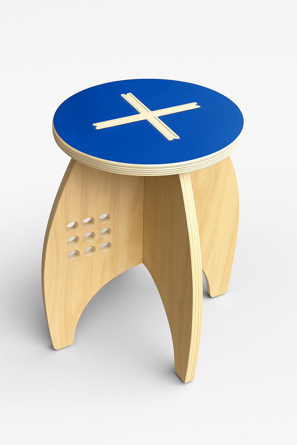 Rocket Stool (Blue)