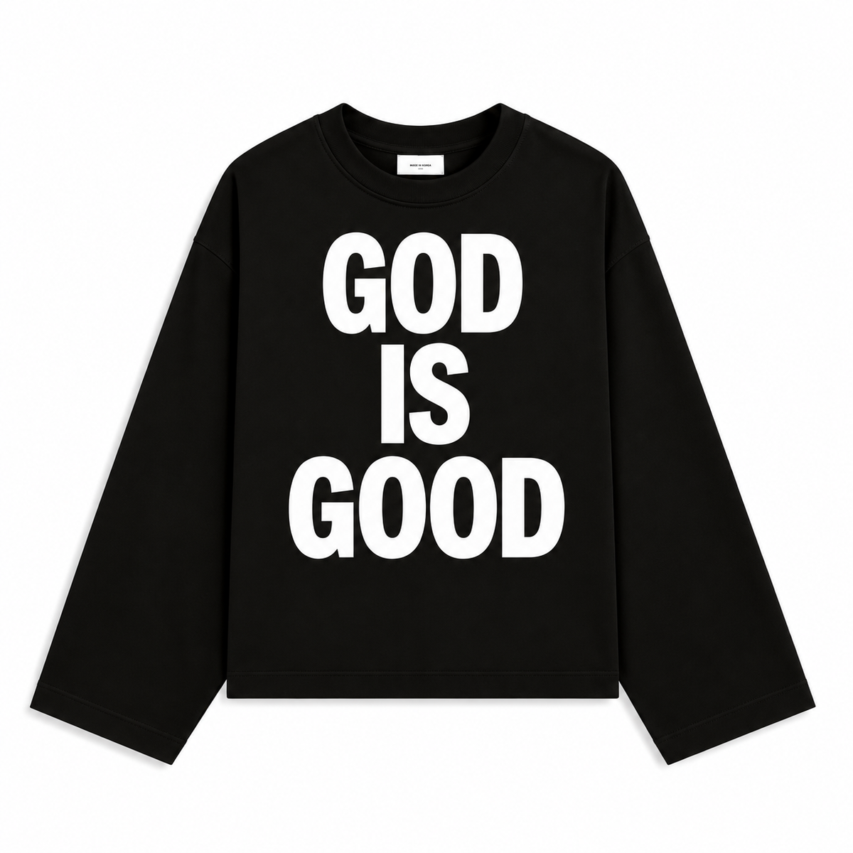 God is good longsleeve Black X the outcry