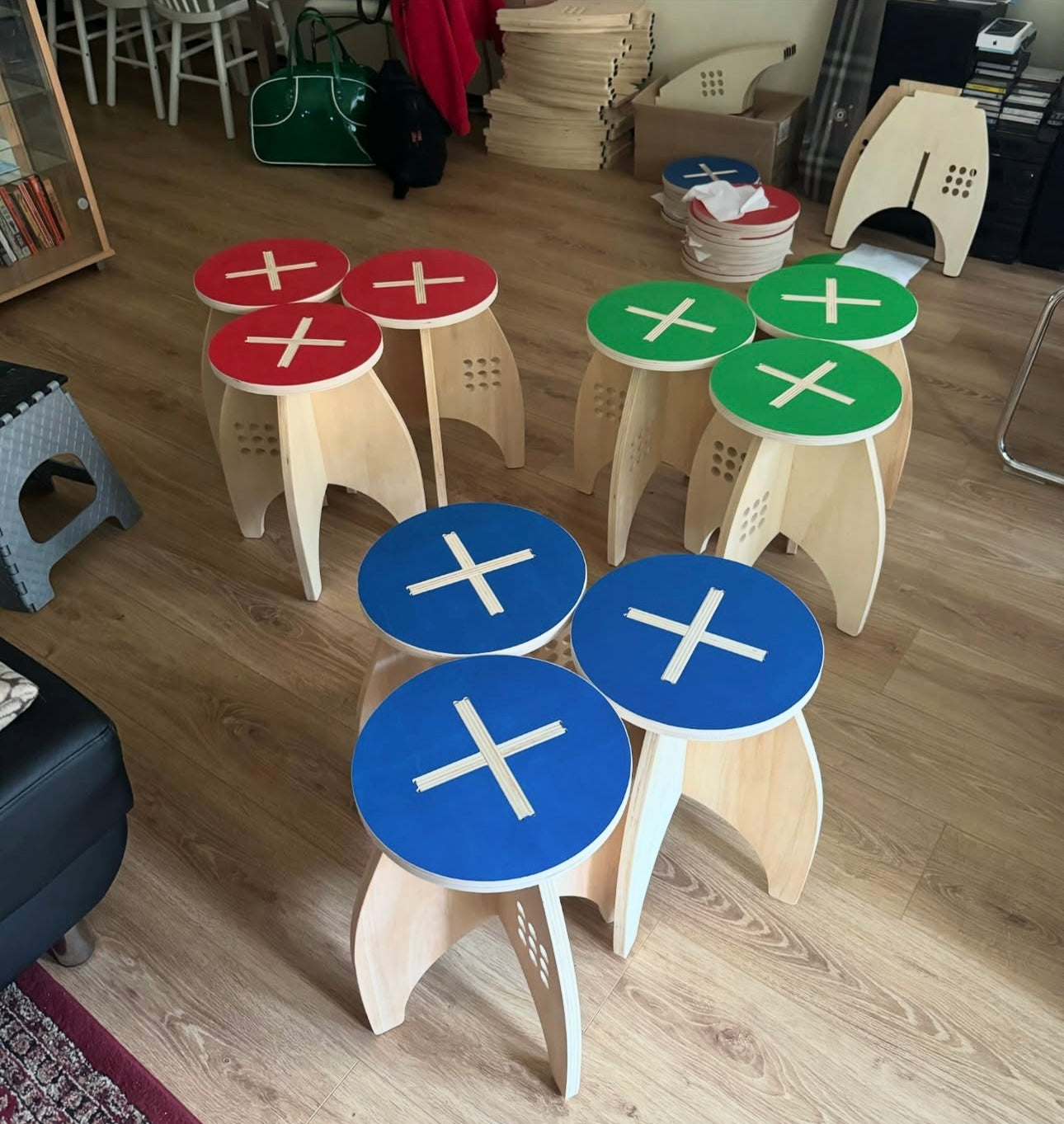 Rocket Stool (Blue)